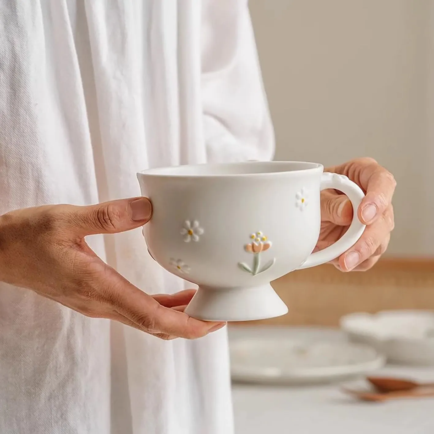 Daisy Cup Saucer